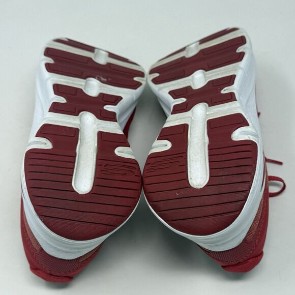 Skechers Arch Fit Vivid Memory Sneakers Womens 9.5 Red Mesh Walking Shoes - Picture 14 of 16